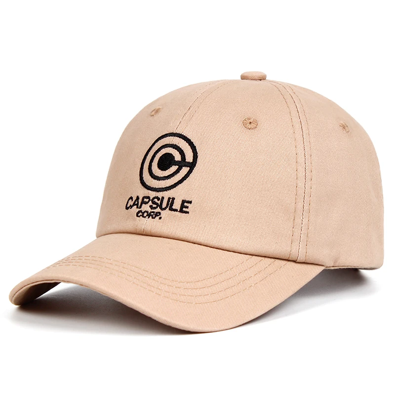 Чехол Capsule corp. Шляпа для папы с рисунком из аниме песня 100% хлопок вышивка Snapback