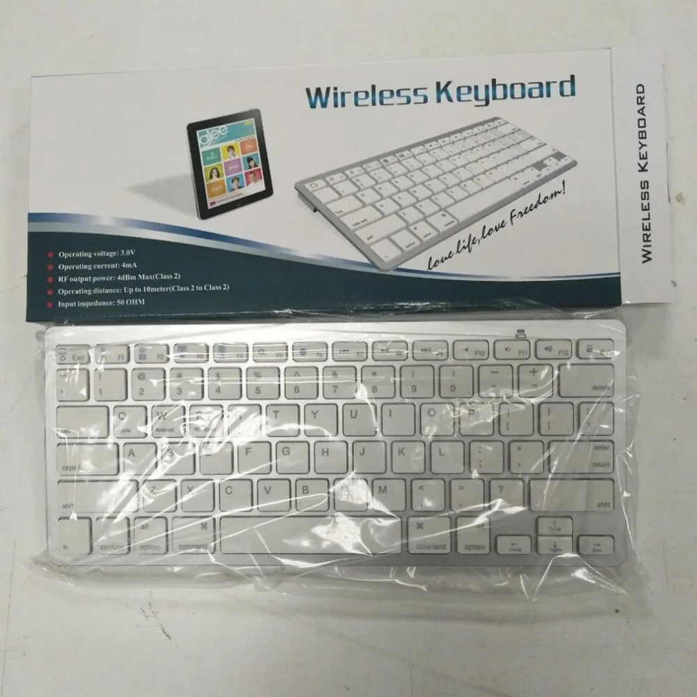 Bluetooth Wireless Keyboard for Apple For iPad 2 3 4 for Mac Computer PC for Macbook Clavier 2019 NEW