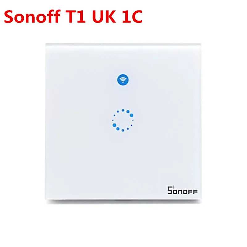 Sonoff T1 Wifi настенный выключатель беспроводной дистанционный светильник-реле приложение сенсорное управление Wifi умный переключатель работа с Google Home Alexa