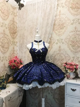 

[Customized] Anime Fate Grand order Tohsaka Rin Moon Girlfriend Gorgeous Lolita Dress Cosplay Costume Halloween FreeShipping NEW