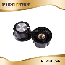 5 шт. шляпа MF-A03 потенциометра Ручка WH118/WX050 бакелитовая ручка/медный сердечник внутреннее отверстие 6 мм