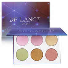 DE'LANCI Glow Kit хайлайтер палитра для макияжа лица Duo хром осветитель хайлайтер и бронзер пудра Контур Коллекция набор