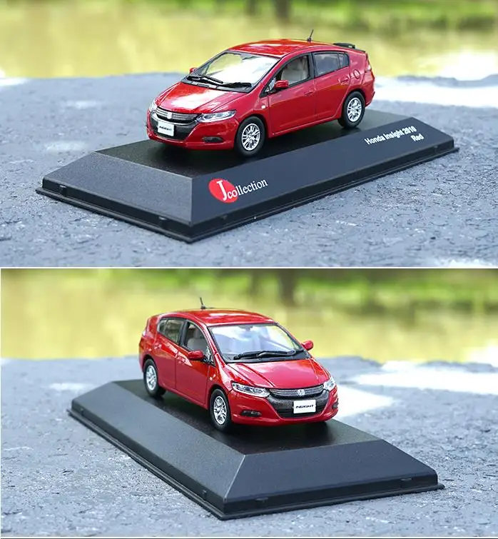 1:43 Масштаб сплава Модель автомобиля игрушки, высокая имитация jколлекция Honda Insight 2010, Коллекция игрушечных автомобилей