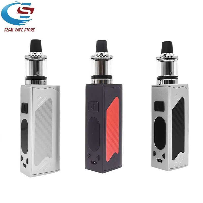

New 100W box mod vape kit bulit-in 2200mah battery Mech Box Vape LED Screen Smoke Vaper Huge Vapor Electronic Cigarette vape