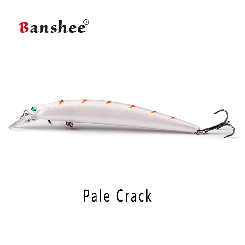 Banshee 115 мм 10 г Maximus Рыбацкая приманка VM01 погремушка звук воблер искусственная жесткая приманка Джеркбейт Плавающий Гольян - Цвет: Pale Crack