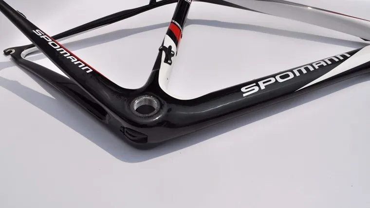 Sale 2016 SPOMANN road bike frame full carbon fiber china bicycle frame 51CM bicicleta parts carbon frame + fork + clamp + headset 4