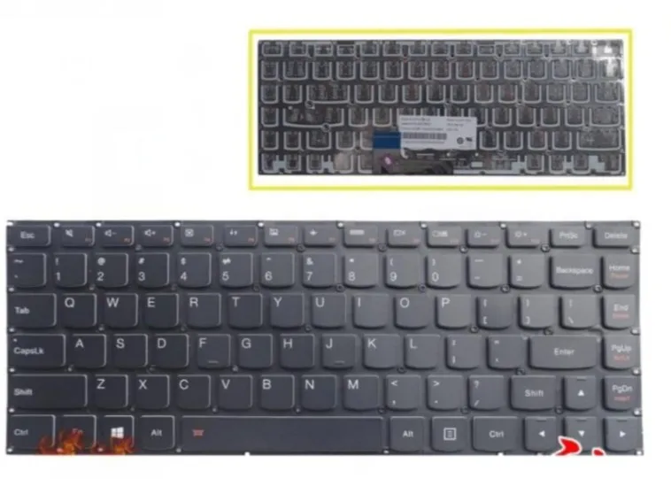 

New Laptop Keyboard for Lenovo Yoga 2 pro 13 Yoga2 13-IFI Keyboard US Layout