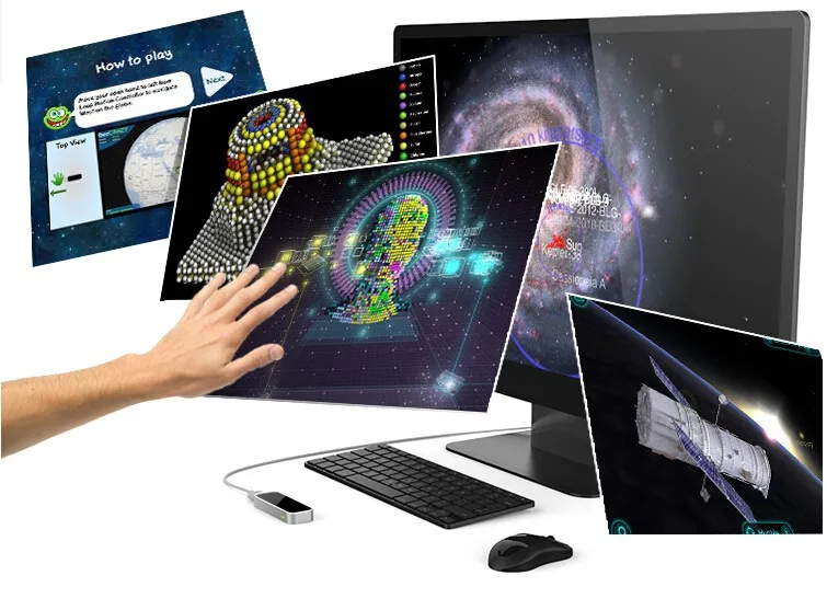 Соматосенсорный 3D контроллер Leap Motion для ПК или MAC