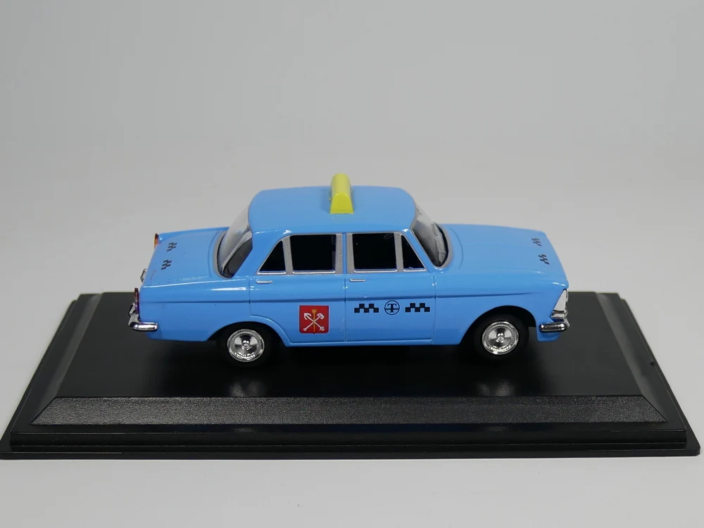 Leo модель 1:43 moskvich 408 1964 СПб такси литая модель автомобиля