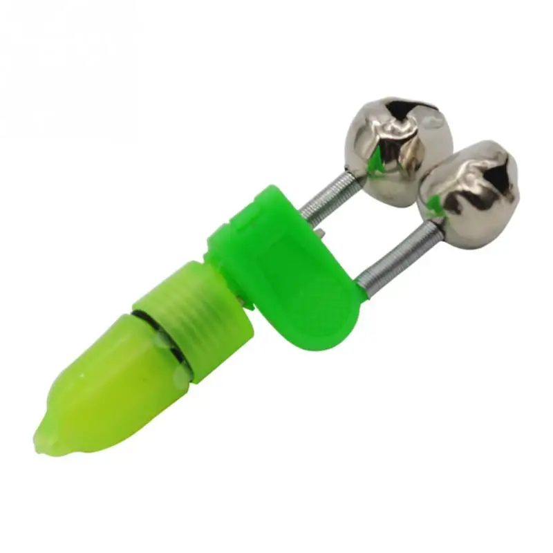 

1 Pc/5Pcs NEW LED Fishing Rod Bite Alarm Bells Fishing Rod Red Light Alerter with 2 LR41 Button Batteries Fishing Tool