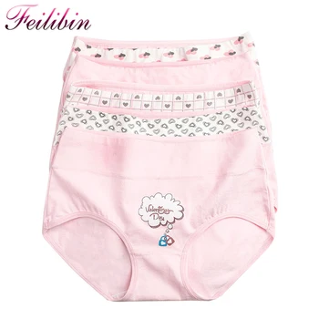 

ZJX 5Pcs/lot Panties High Waist Women Underwear Sexy Comfort Cotton Female Briefs Soft Seamless Slimming Shaper Lingerie