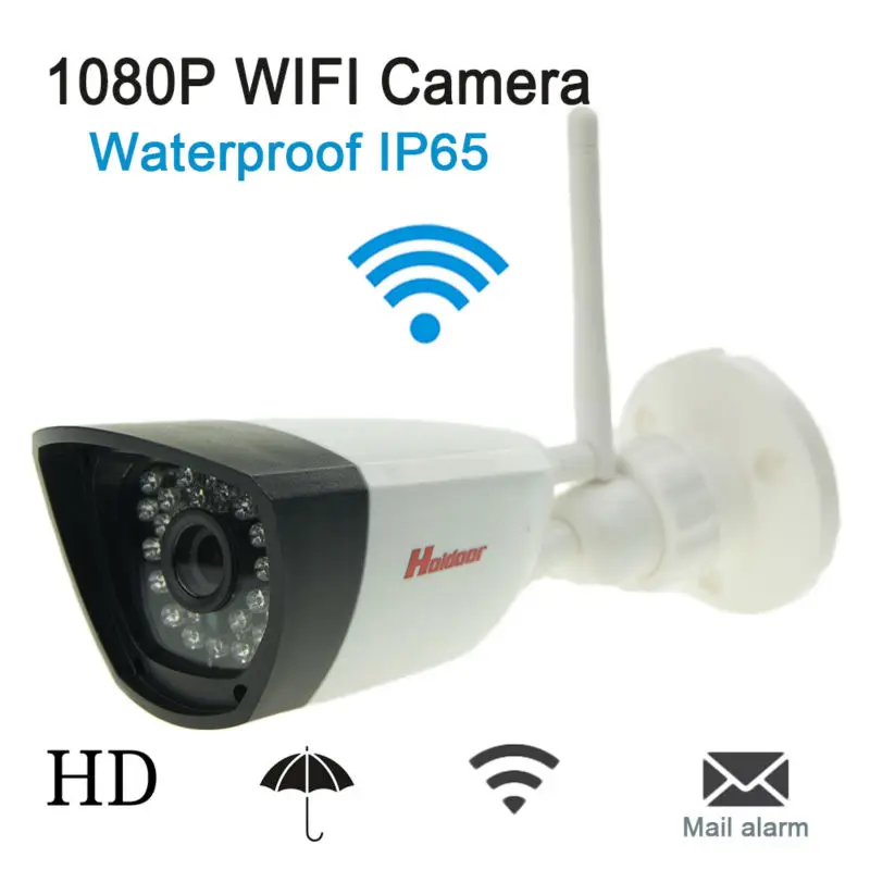 Support 64G Micro SD Card Wireless Wifi IP Camera  outdoor 1080p Waterproof IP65 H.264 Bullet Camera Network Security Camera P2P