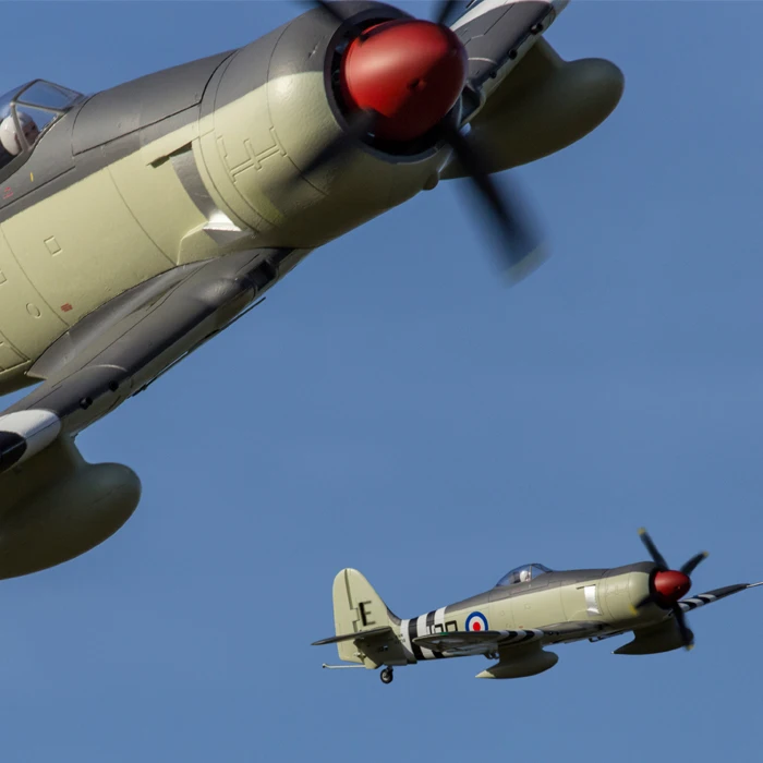 Flightline Freewing RC plane warbird Hawk Sea Fury PNP ESC или Набор выдвижной посадочный
