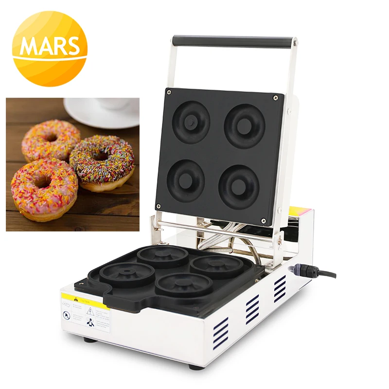 Electric 110v 220v Doughnuts Maker Baker Machine, Mini Donut Machine