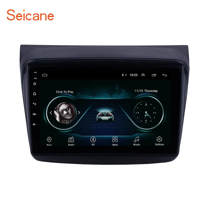 Seicane 9 &quotРадио Android8.1 HD 2Din 4 х ядерный для MITSUBISHI PAJERO Montero Sport/L200/2006 + Тритон/2008 2010