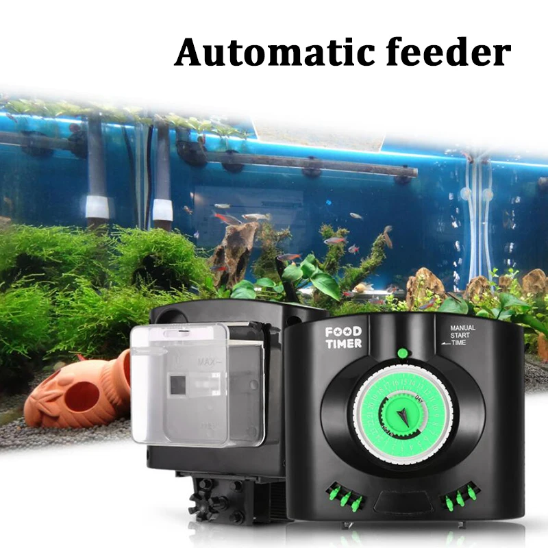 Регулируемый автоматический таймер для аквариума, аквариума, пруда, кормушка для кормления, аквариумные аксессуары, авто автомобили Comida, рыба, еда