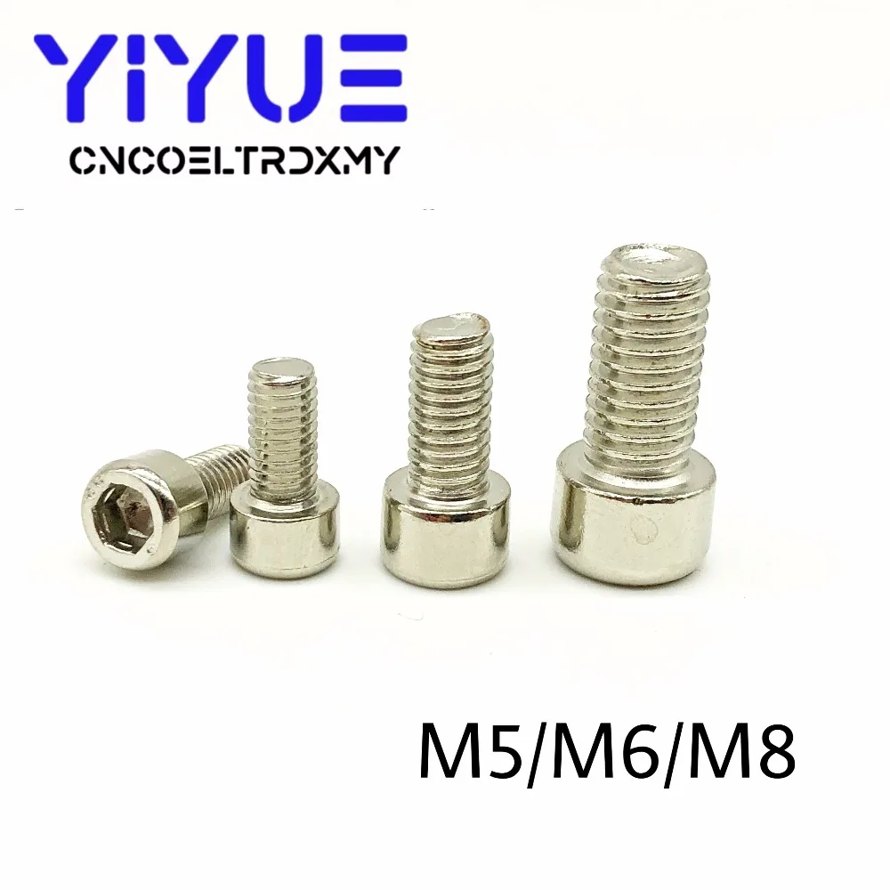 

10 шт., винты с шестигранным отверстием M5 M6 M8 DIN912