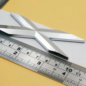 

Emblem Car Stickers Front Back Bumper Lip Badge Decals ABS For BMW X1 X Silver Accessories Window Trunk Useful