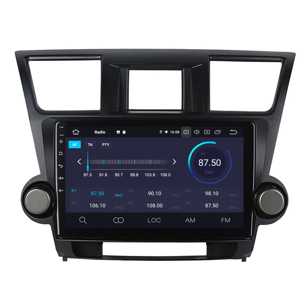 Flash Deal For Toyota Highlander Kluger 2009 - 2013 Android 9.0 Quad Core Autoradio Car Radio Stereo GPS Navigation Multimedia Player 4