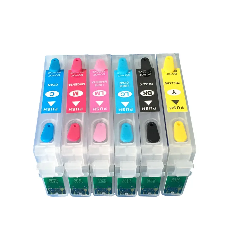 Refillable Cartridges compatible with Epson for 82 82N T50 Artisan 725 835 TX650