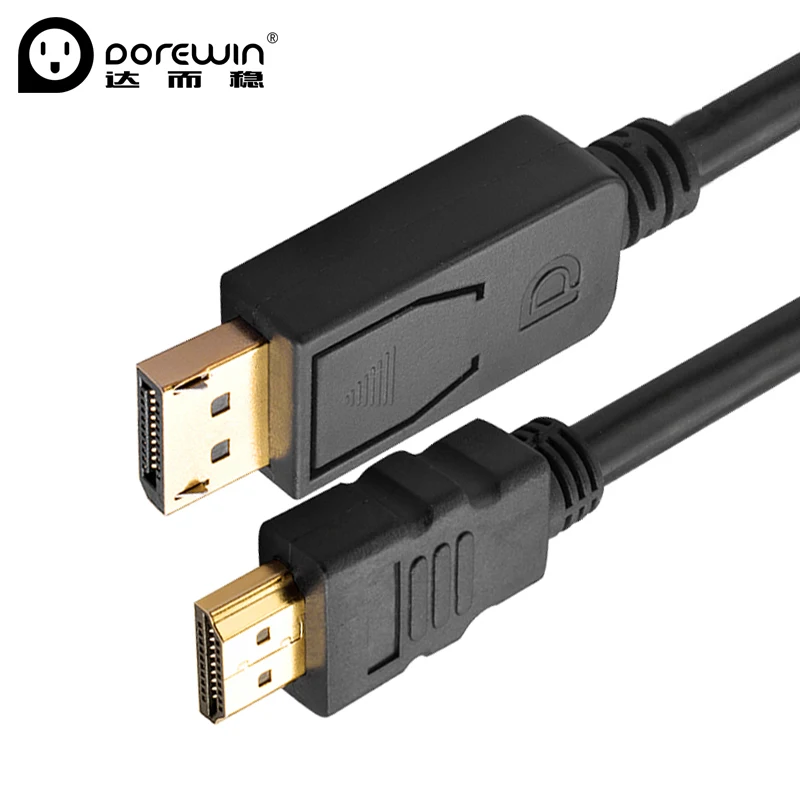 Dorewin Thunderbolt DP to HDMI Cable Displayport Male to HDMI Male