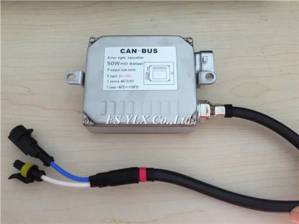 FSYLX Canbus 50 Вт HID ксеноновый балласт переменного тока цифровой Hy-lux H1 H3 H7 H11 9005 Автомобильные ксеноновые фары Canbus балласт блок зажигания