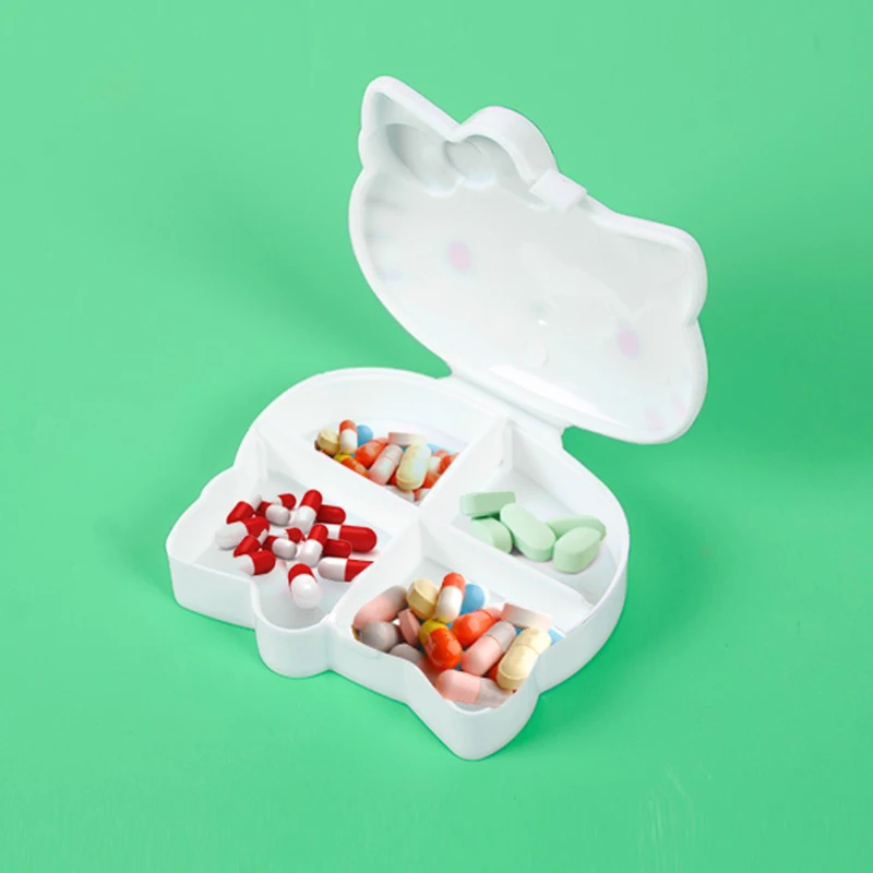 Cartoon Hello Kitty Pill Medicine Sorter Box Holder Storage Organizer Container Case Portable Health Care Drug Storage Box Cartoon Hello Kitty Pill Medicine Sorter Box Holder Storage Organizer Container Case Portable Health Care Drug Storage Box