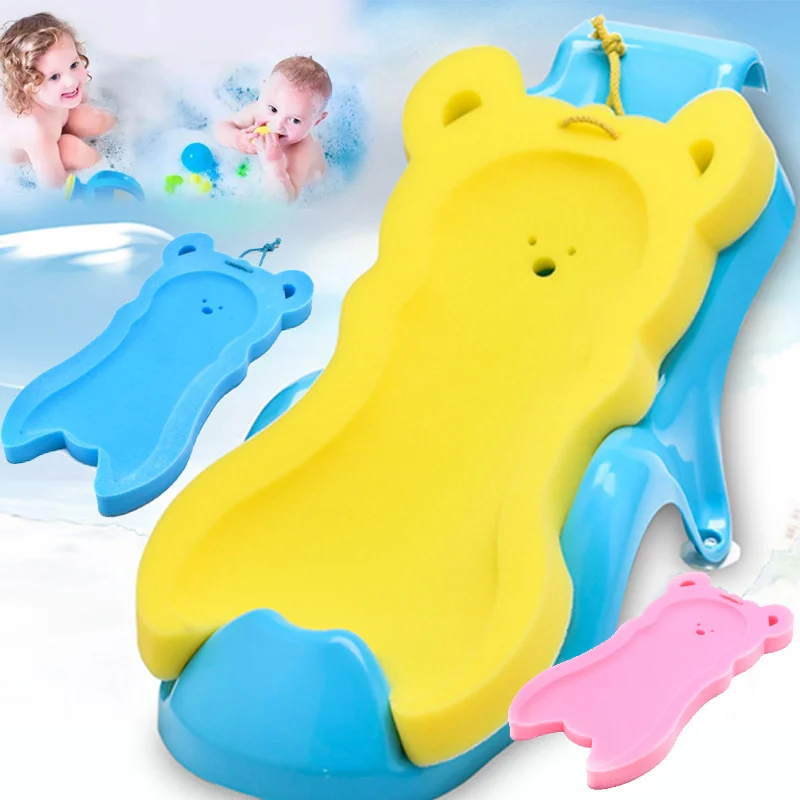 Bébé infantile doux bain éponge siège anti-dérapant mousse tapis soutien du corps coussin de sécurité coussin AN88