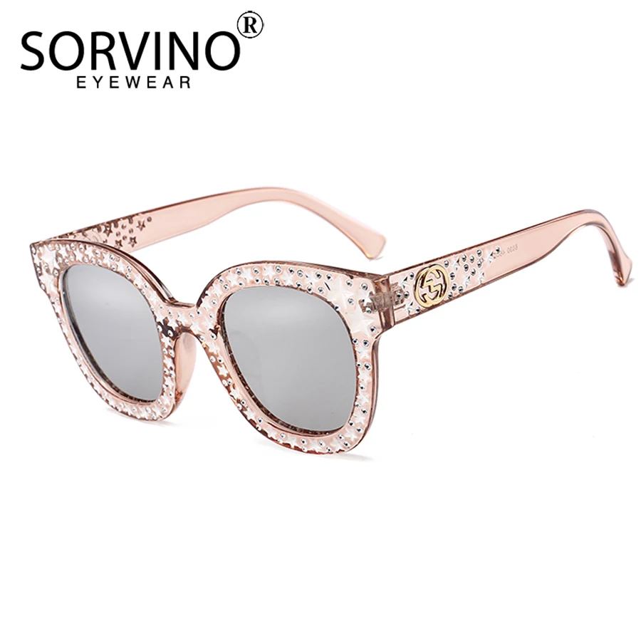 Blue Star Sunglasses With Diamonds