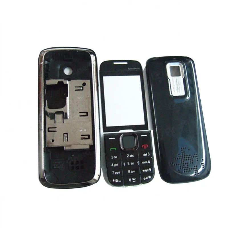 Для Nokia 5130 Новый чехол с полным покрытием корпуса передняя рамка английской