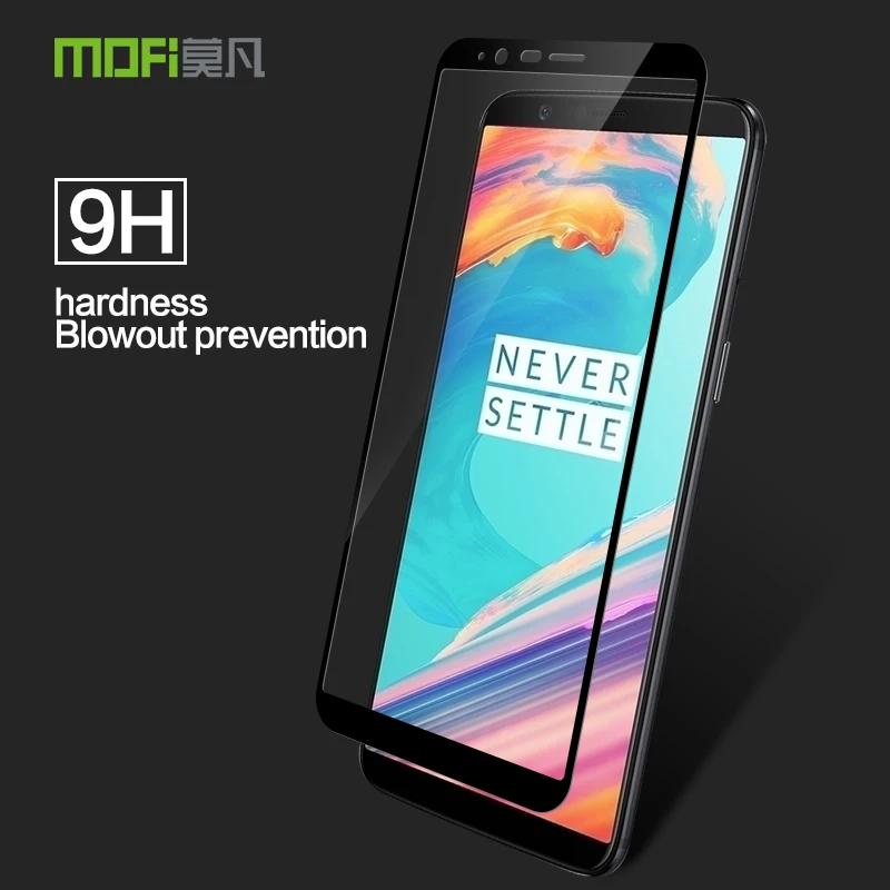 OnePlus 5t закаленное стекло MOFi OnePlus5T A5010 Защитная пленка для экрана полное покрытие one plus 5t закаленное стекло