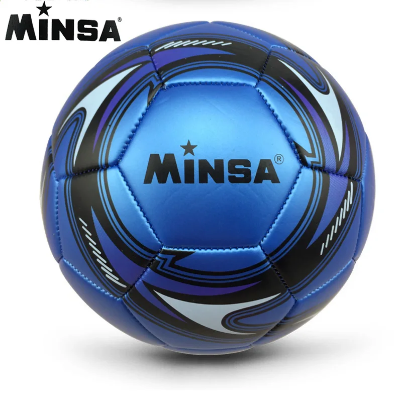 Новый бренд 2018 Официальный стандартный футбольный мяч MINSA Размер 5 тренировочный