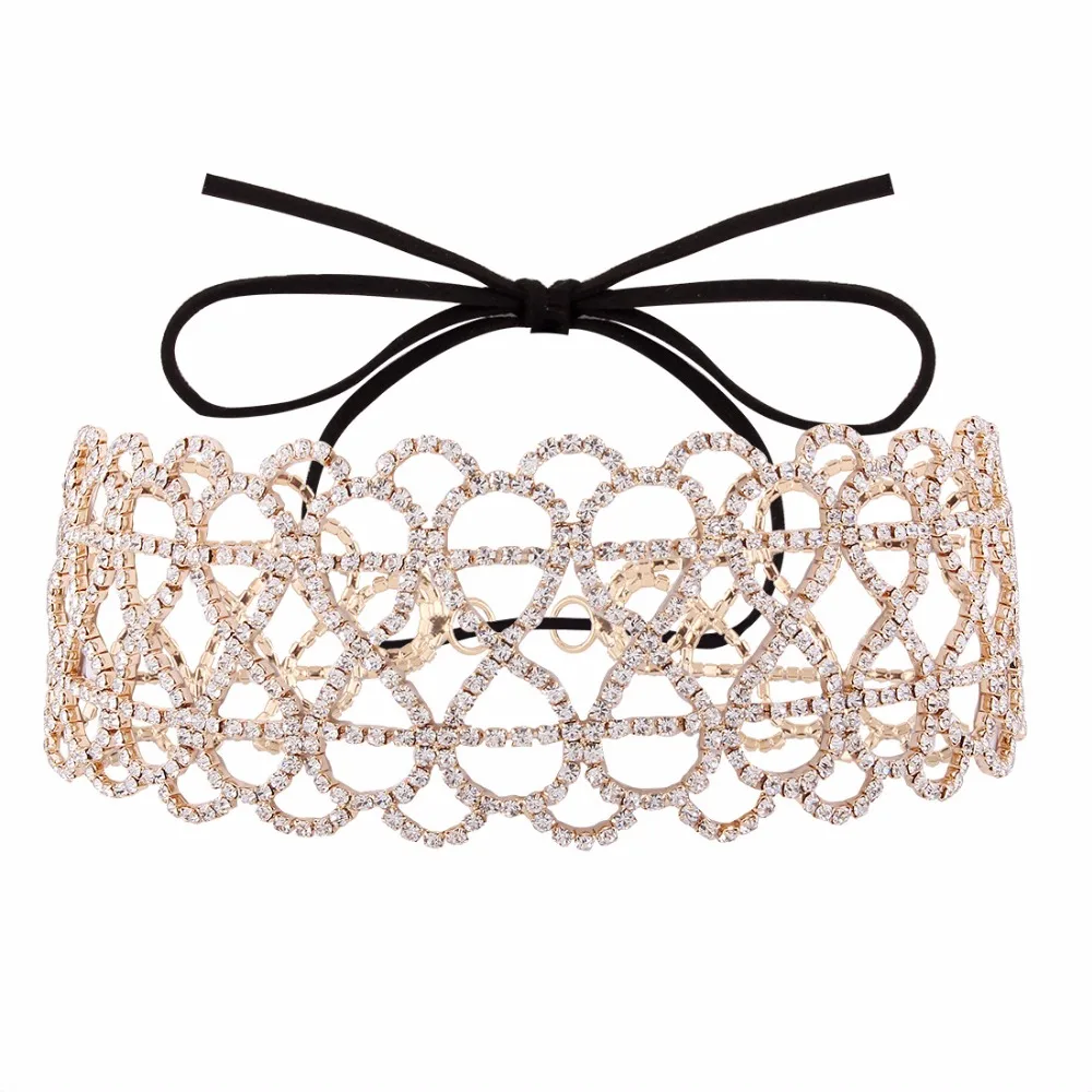 Женское Ожерелье чокер с кристаллами 8 дюймов|fashion choker|crystal necklacefashion statement necklace |