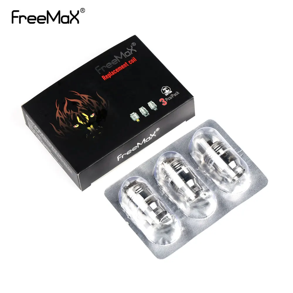3 шт. оригинальная Freemax Mesh Pro Tank катушка одинарная 0.15 Ом/двойная 0.2 Ом/Тройная Ом/SS316L