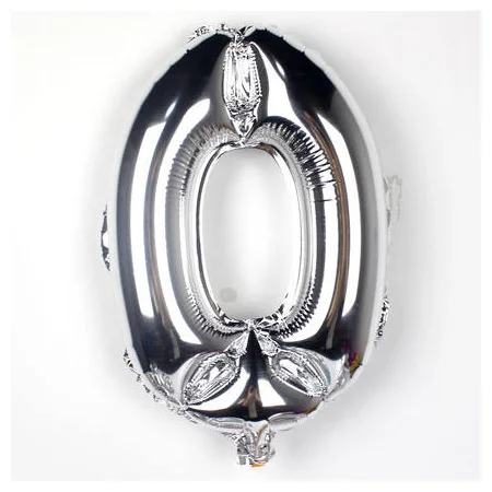 Цифра шар цифры 32 дюйма золотой алюминиевый воздушный шар из фольги украшения день рождения праздник поставки шары для свадебной вечеринки - Цвет: silver 0