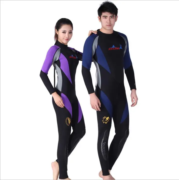 1.5MM Men/Women Spearfishing Wetsuit Conjoined Uv Surf Bathing Suit Sea Diving Floating