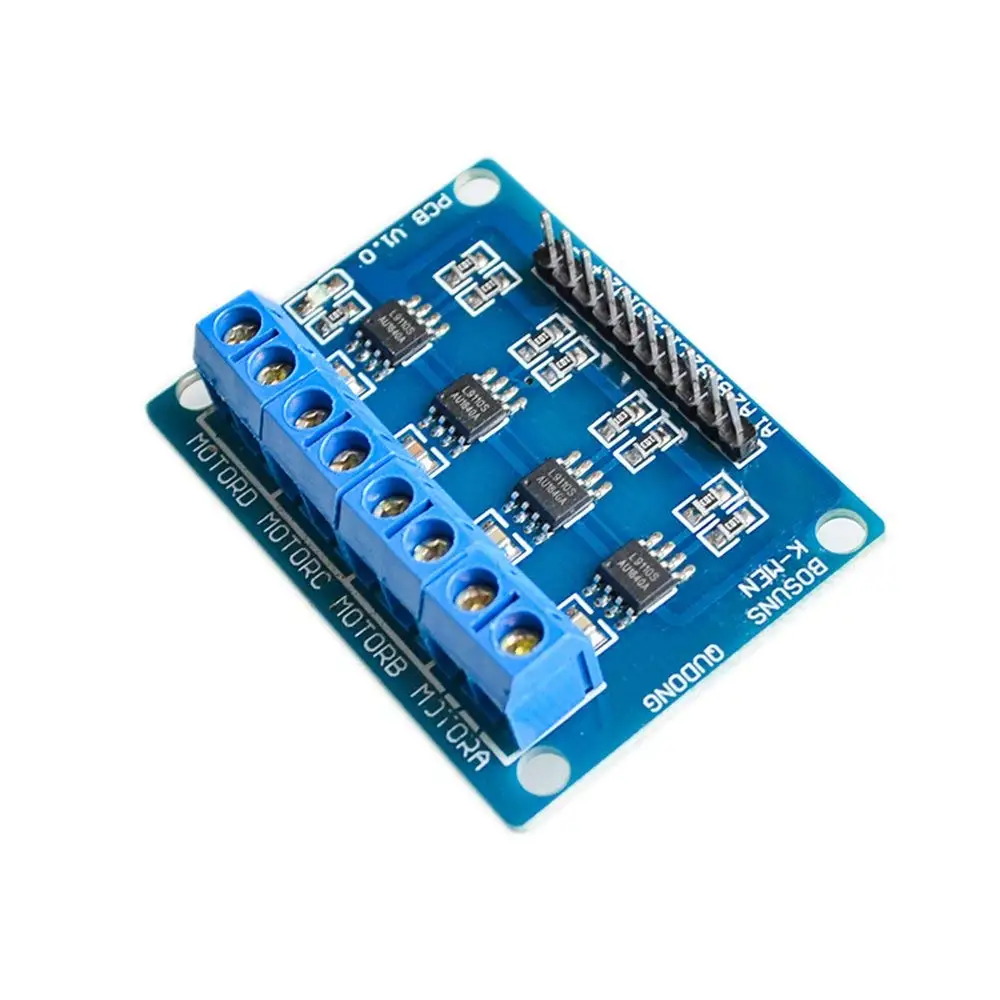 12V L9110S h мост 4Bit DC2.5 4 канала мотор Драйвер IC для Arduino шаговый двигатель|Аксессуары