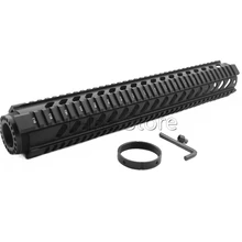 Тактическое Нарезное ружье аксессуары середины Длина 15 дюймов поплавок ствольная накладка Пикатинни пластиковый контейнер с верхней Кепки подходит AR-15 M16 M4. 223/5. 56