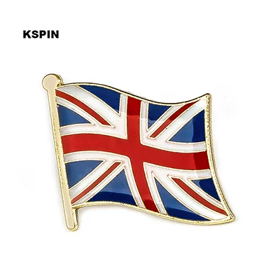 Национальный флаг металлические значки для рюкзаков значки военный значок Кепка/брошь «шляпа» ювелирные изделия - Цвет: KS-0210