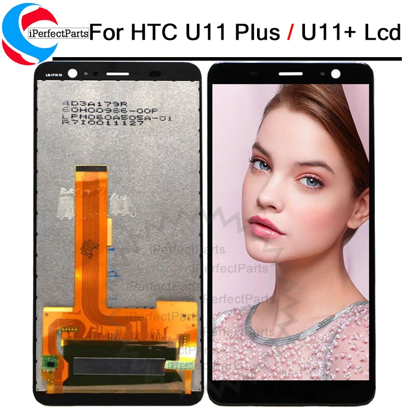 

6.0" For HTC U11 Plus 2Q4D200 LCD Display Touch Screen Digitizer Panel with Frame Assembly Replacement For HTC U11 Plus LCD
