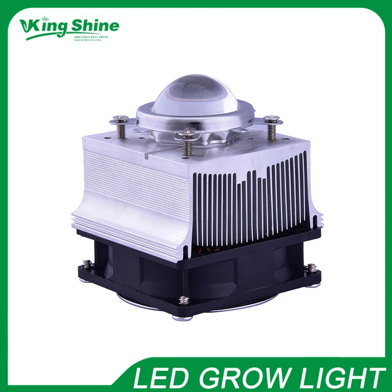 Led Cooling System 20 100W LED Aluminium Heat Sink Cooling Fan+60 90degree 44mm Lens + Reflector