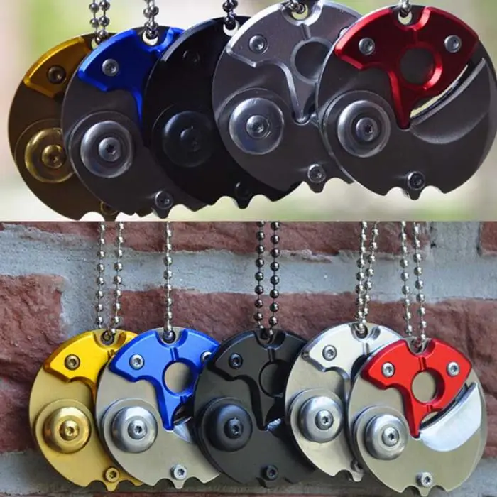 Gantungan Kunci Kecil Outdoor USD untuk Menggantung Home Karambit States Pisau Dropship Terpercaya Expression Saku Mini Koin Lipat Dollar United EDC Portabel Membawa ACCHAMP Alat Survival 2 Gantungan Kunci Kecil Outdoor 2