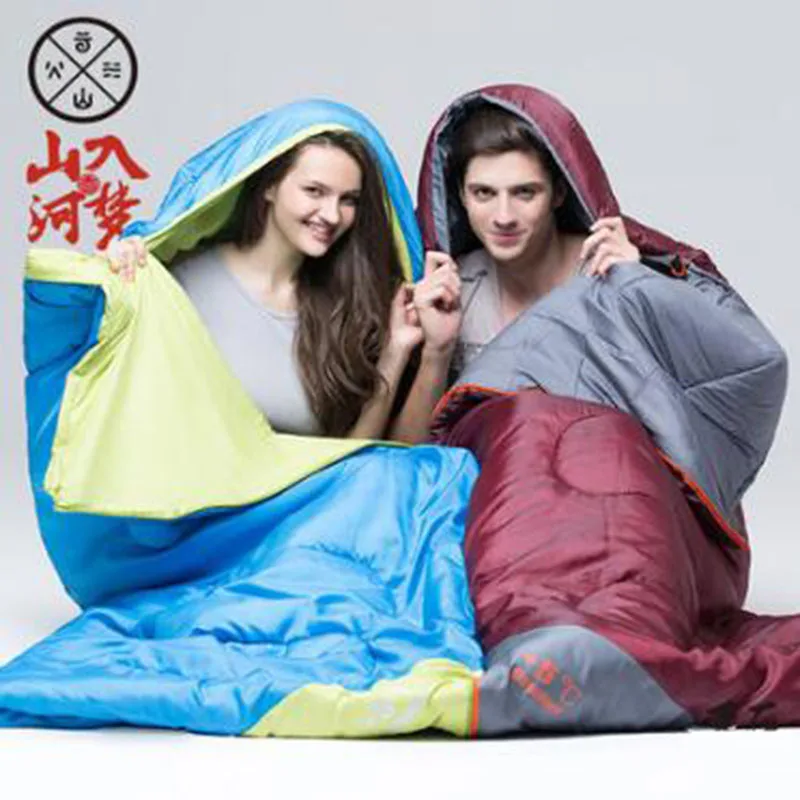 

Highrock 250 3 Season Spring Autumn Envelope Type Cotton Splicing Single Waterproof Spliceable Compression Sleeping Bag