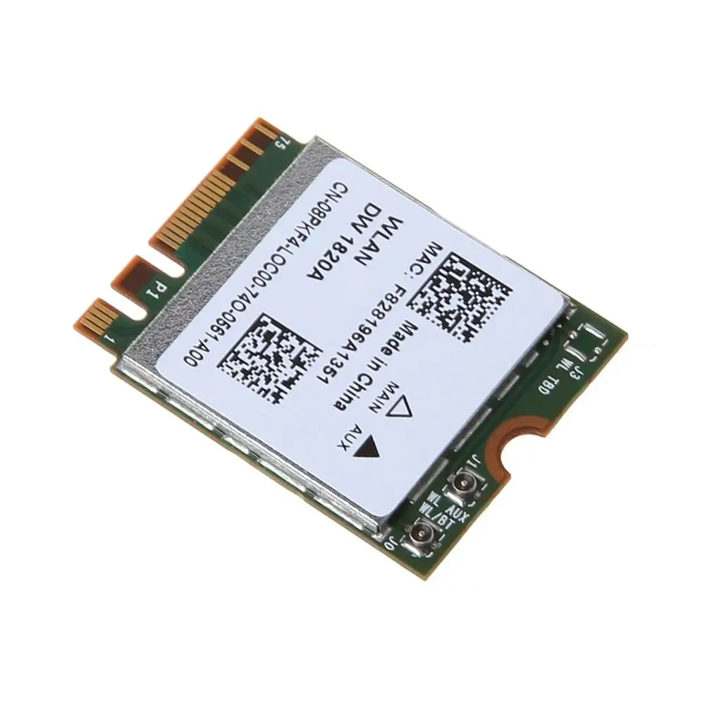 

DW1820A BCM94350ZAE 802.11ac Bluetooth 4.1 867Mbps M.2 NGFF WiFi Wireless Card for Dell Laptops Computers
