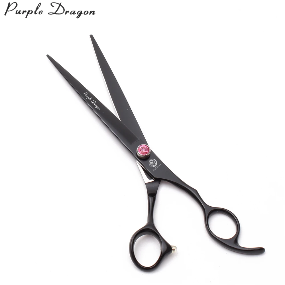 Z9102 8 &quot22 см черные фиолетовые драконьи собаки ножницы для стрижки кошек японские
