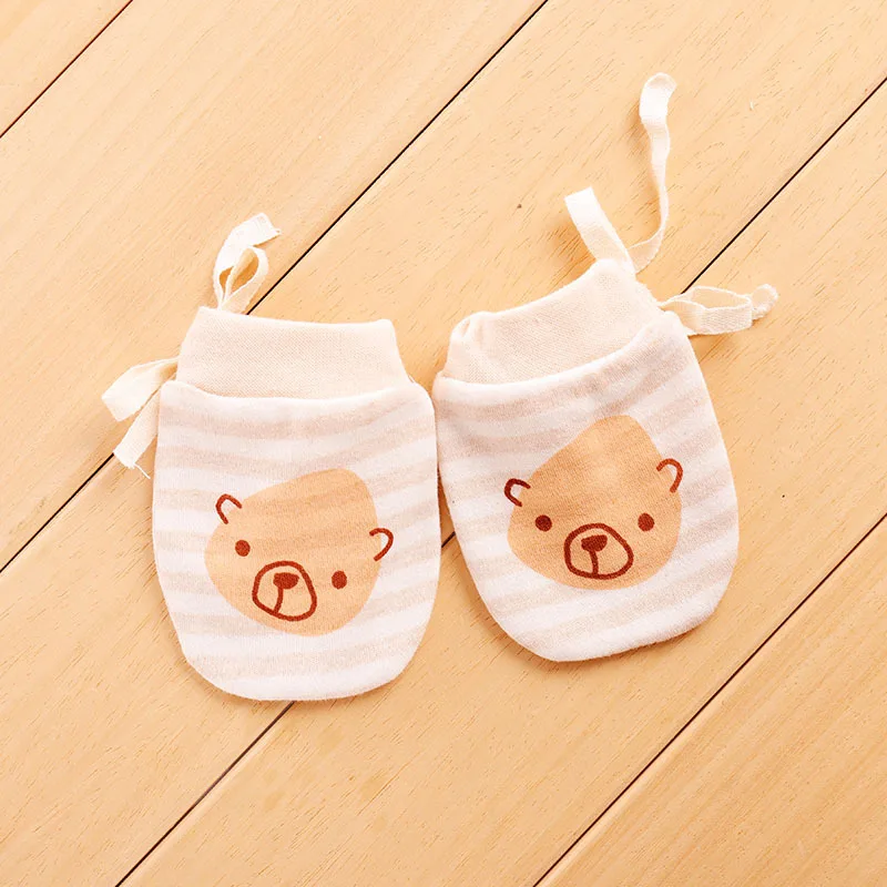 Детские хлопковые перчатки унисекс 1 пара мягкие модные милые детские с защитой