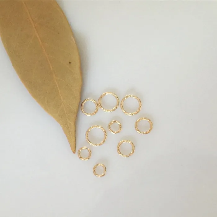 

PINJEAS gold flled lot size pattern open connector refinement jewelry accessories for diy making closure findings supplie