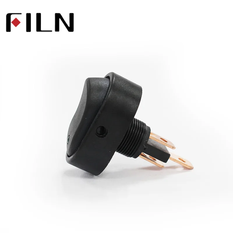 FILN ASW-20D Headlamp Adjustable 12V 24V LED Automobile Car ON OFF Light Switch Dot light Rocker switch 30A 12V