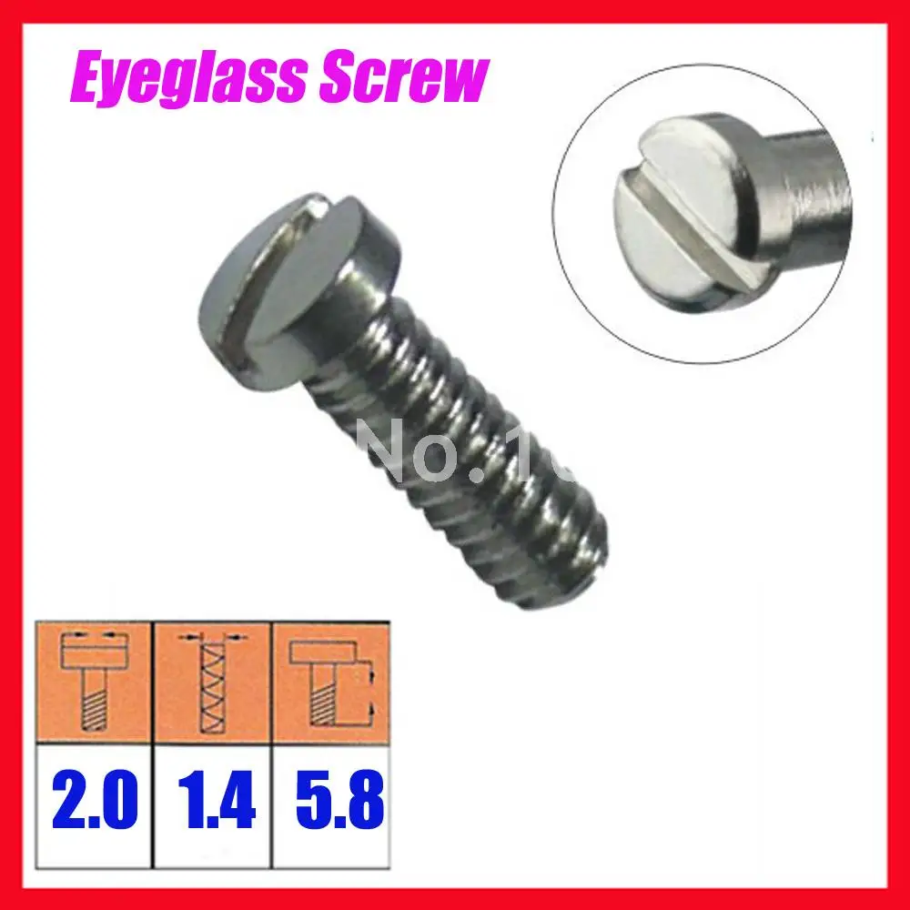 500pcsSize20x14x58mmEyewearglassesOpticalEyeglassesscrew