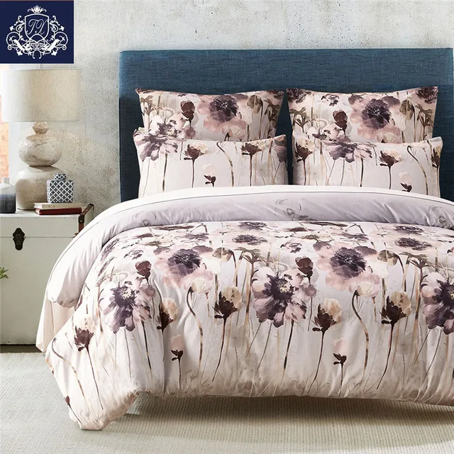 Chinese Style Bed Linen Twin Double Queen King Size Quilt Cover Chinese Style Bed Linen Twin Double Queen King Size Quilt Cover Flower Printed Soft Cotton Bedding